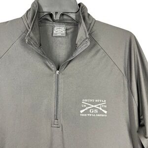 Grunt Style Mens L‎ Quarter Zip Pullover Performance Tactical Training Shirt